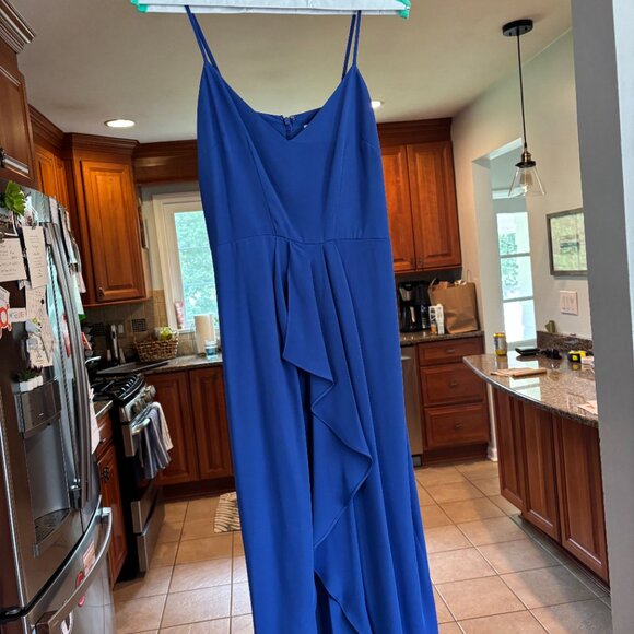 Gianni Bini Cocktail Blue Dress, Size 10 - Picture 1 of 7